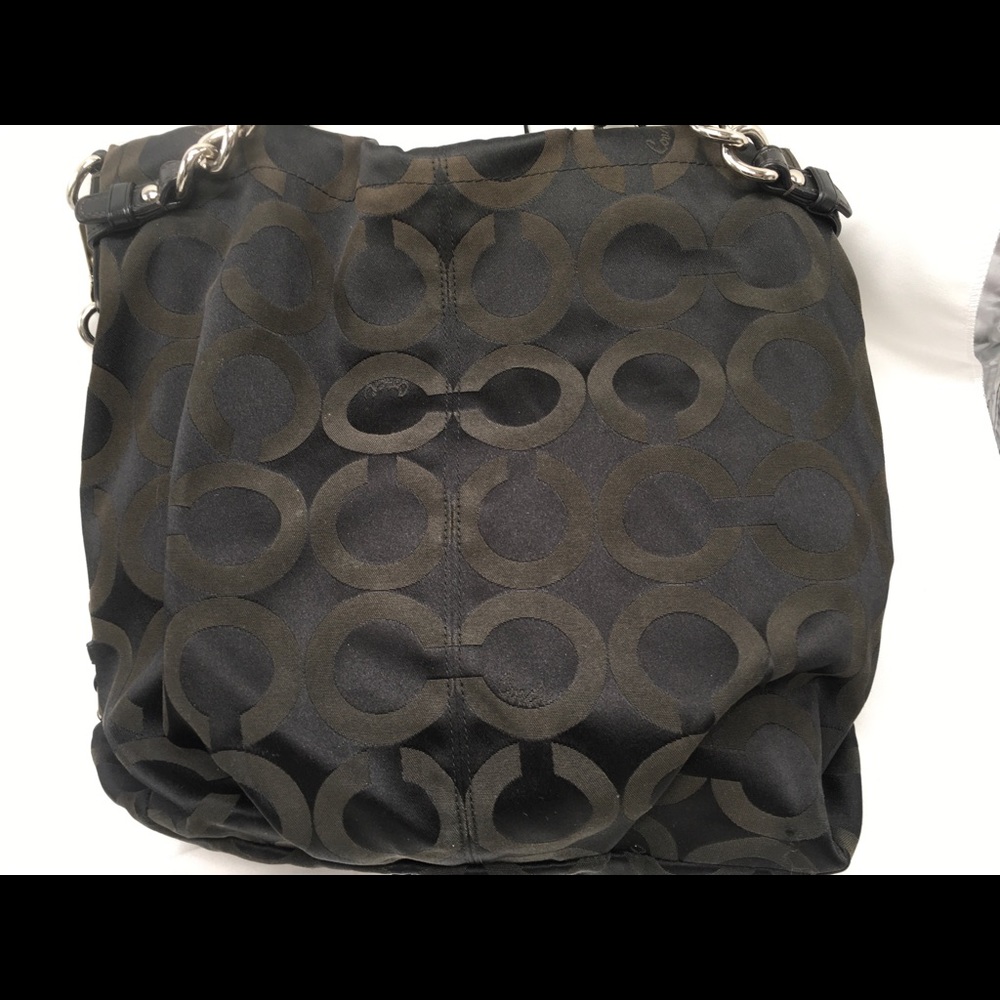 Coach Brooke Signature Sateen Hobo Shoulder Handbag Purse ✅Offers Welcome - Picture 8 of 13